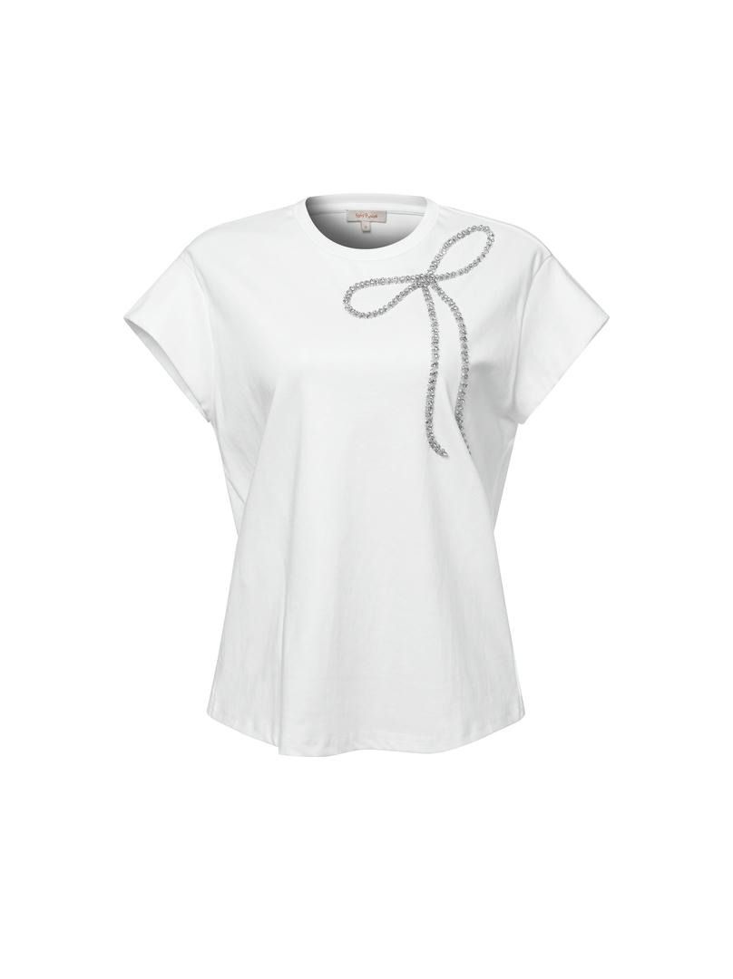 Bow-Embellished T-Shirt