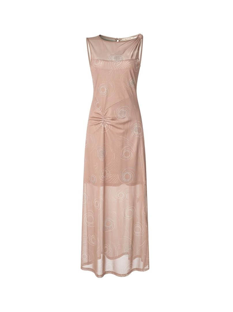 Sparkling Print Fitted Dress