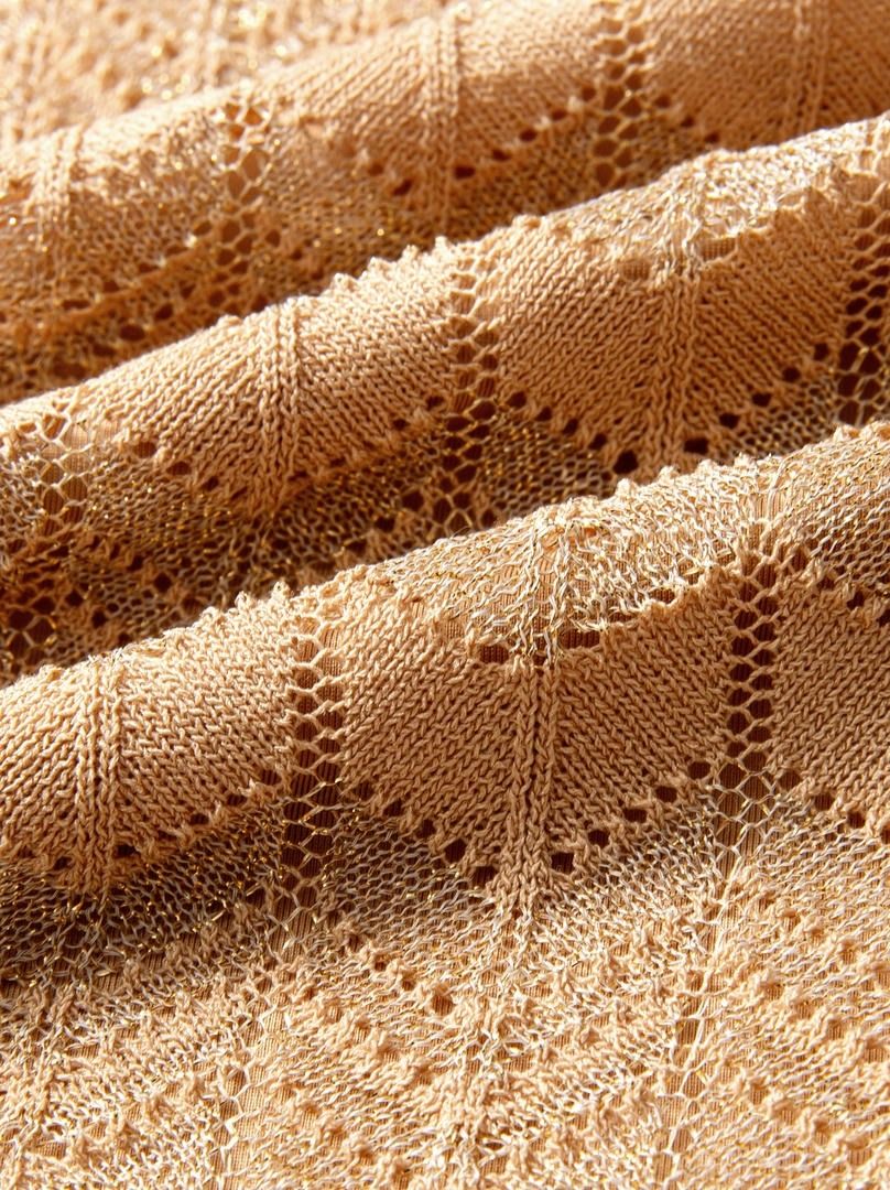 Golden Knit Kaftan