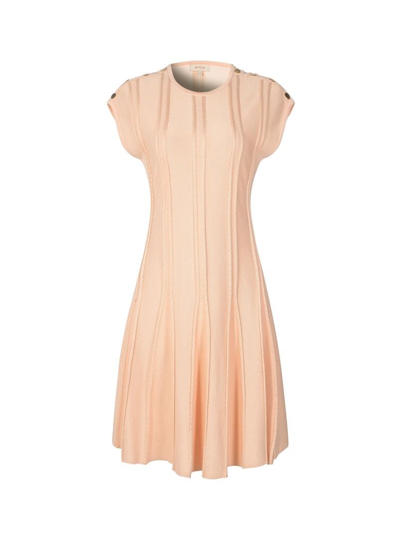 Midi A-line knit dress