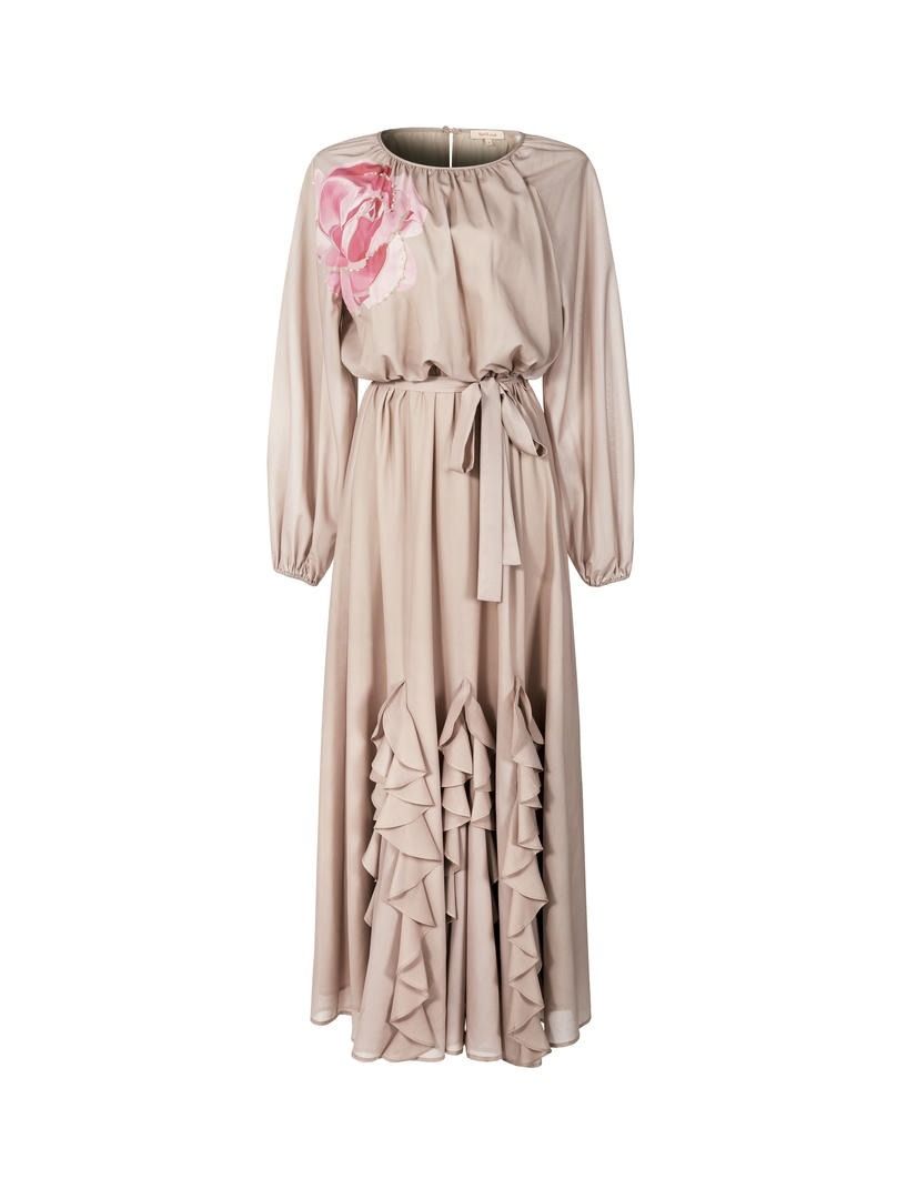 Ruffle Grace Printed Dress
