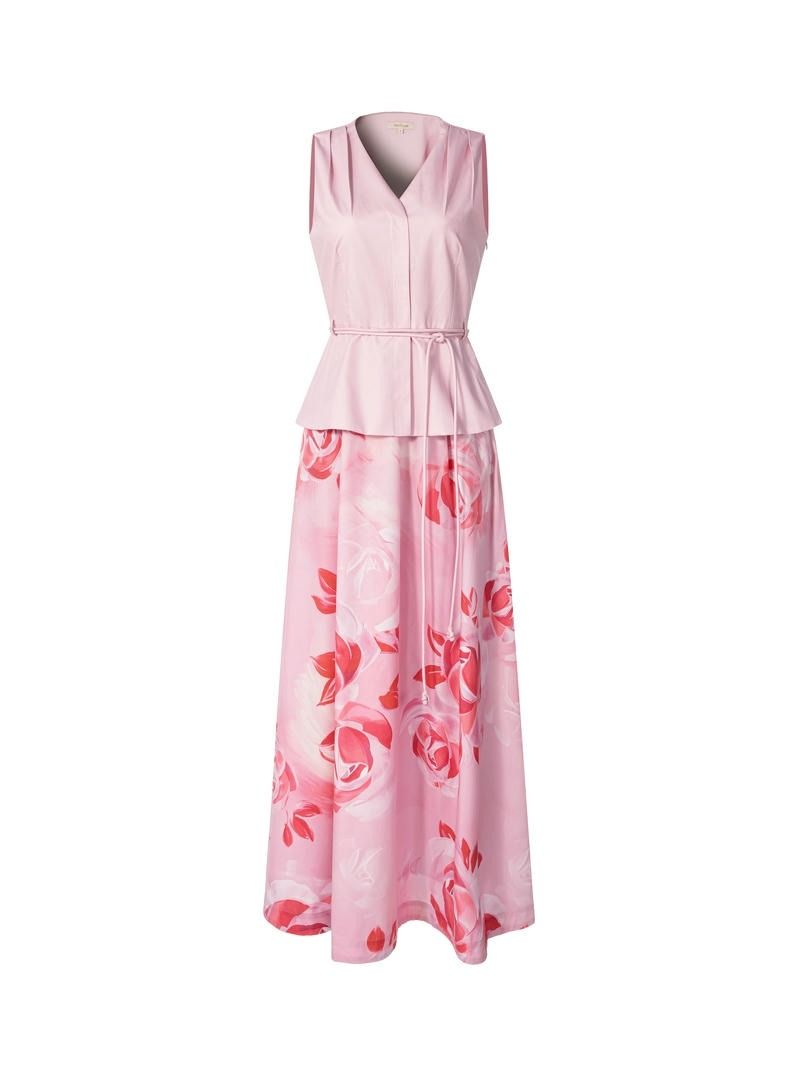 Blossom Peplum Maxi Dress