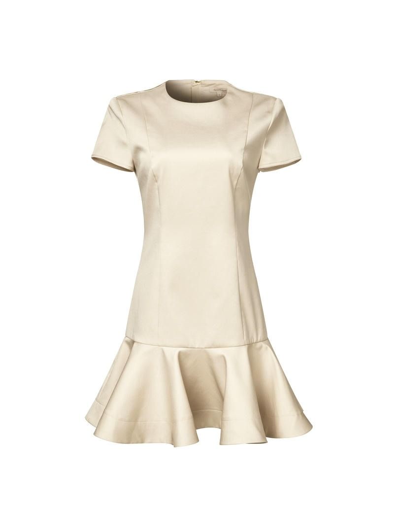 Ruffled peplum Dress