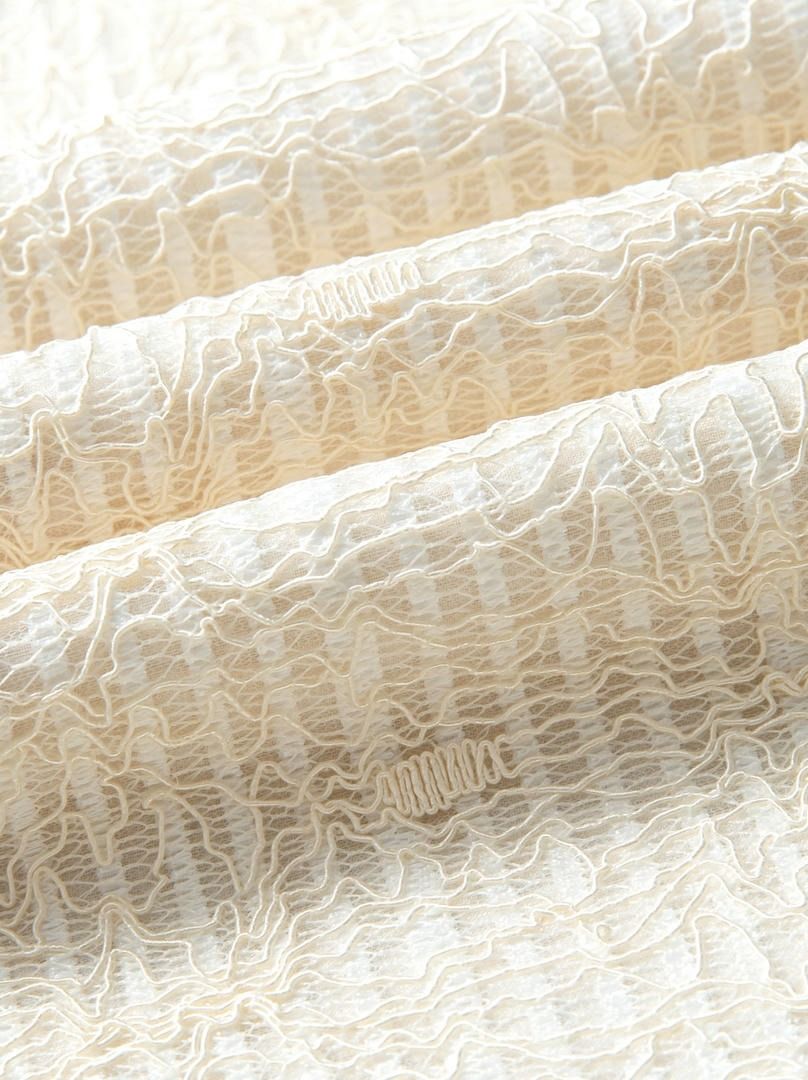 Lapelled Lace Dress