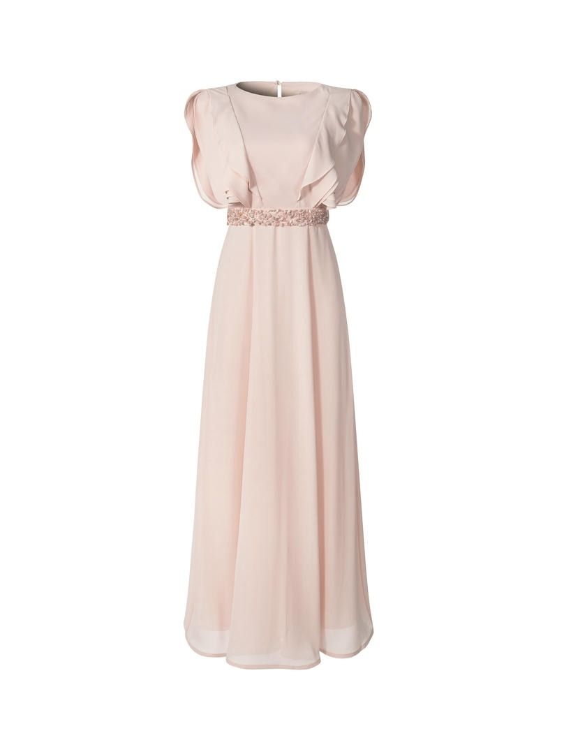 Radiant Ruffle Embellished Maxi Dress
