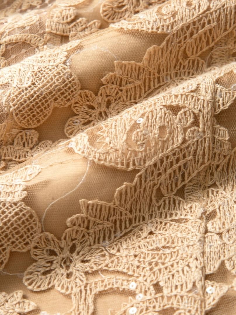 Sand Lace Dress