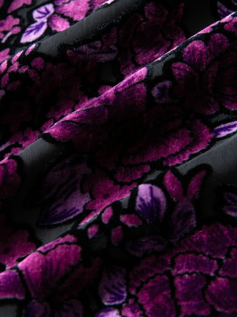 Printed Devore Kaftan