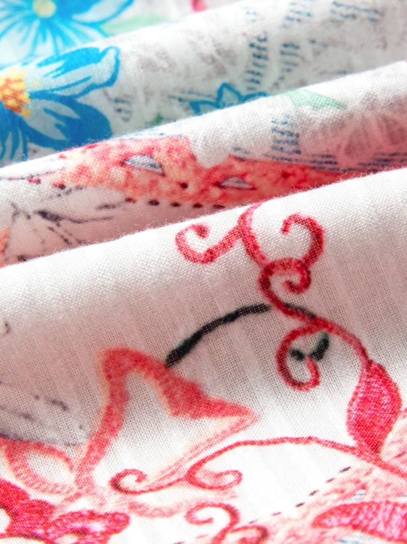 Floral Cotton Kaftan