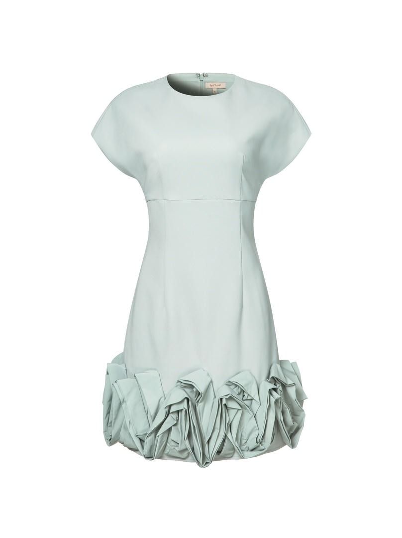 3D Ruffle hem Dress