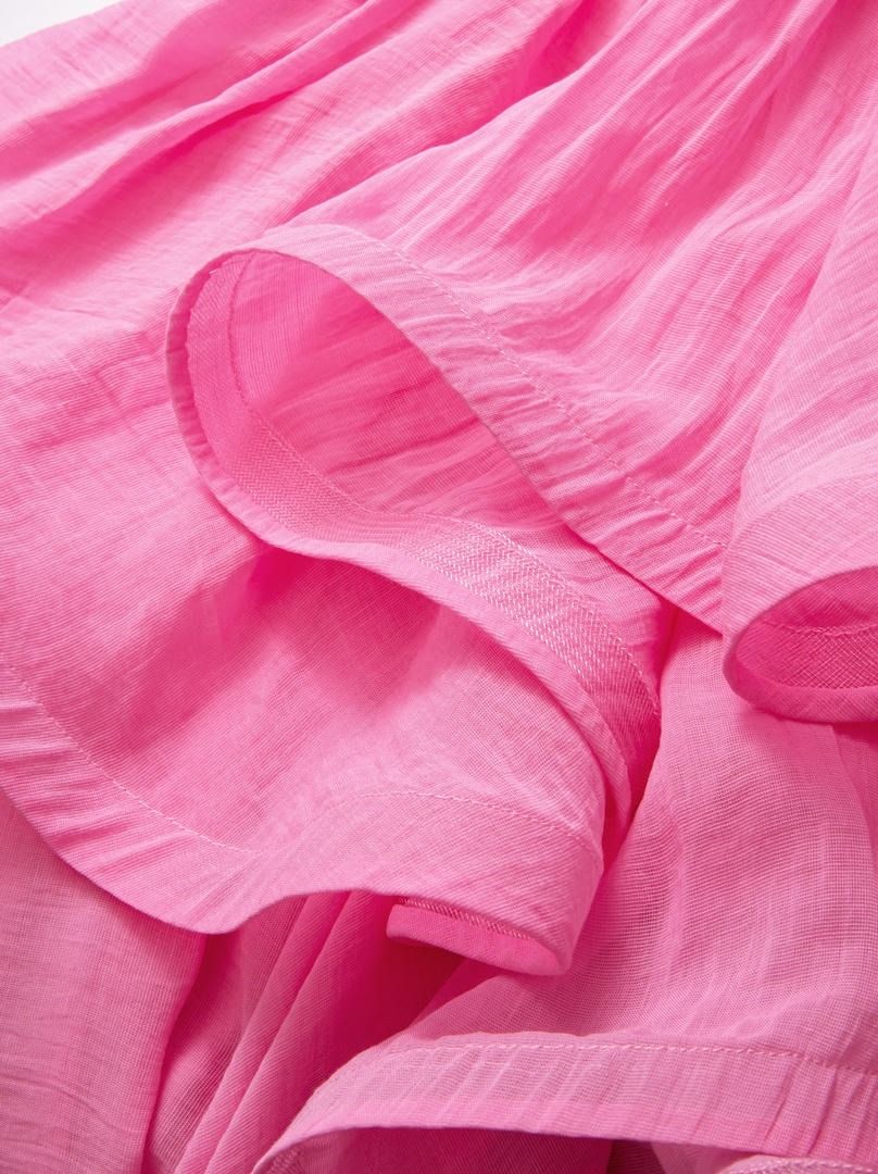 Asymmetric Ruffle Dress