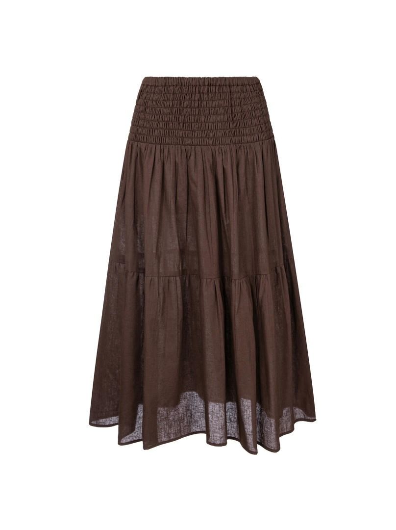 Smocked Waist Skirt