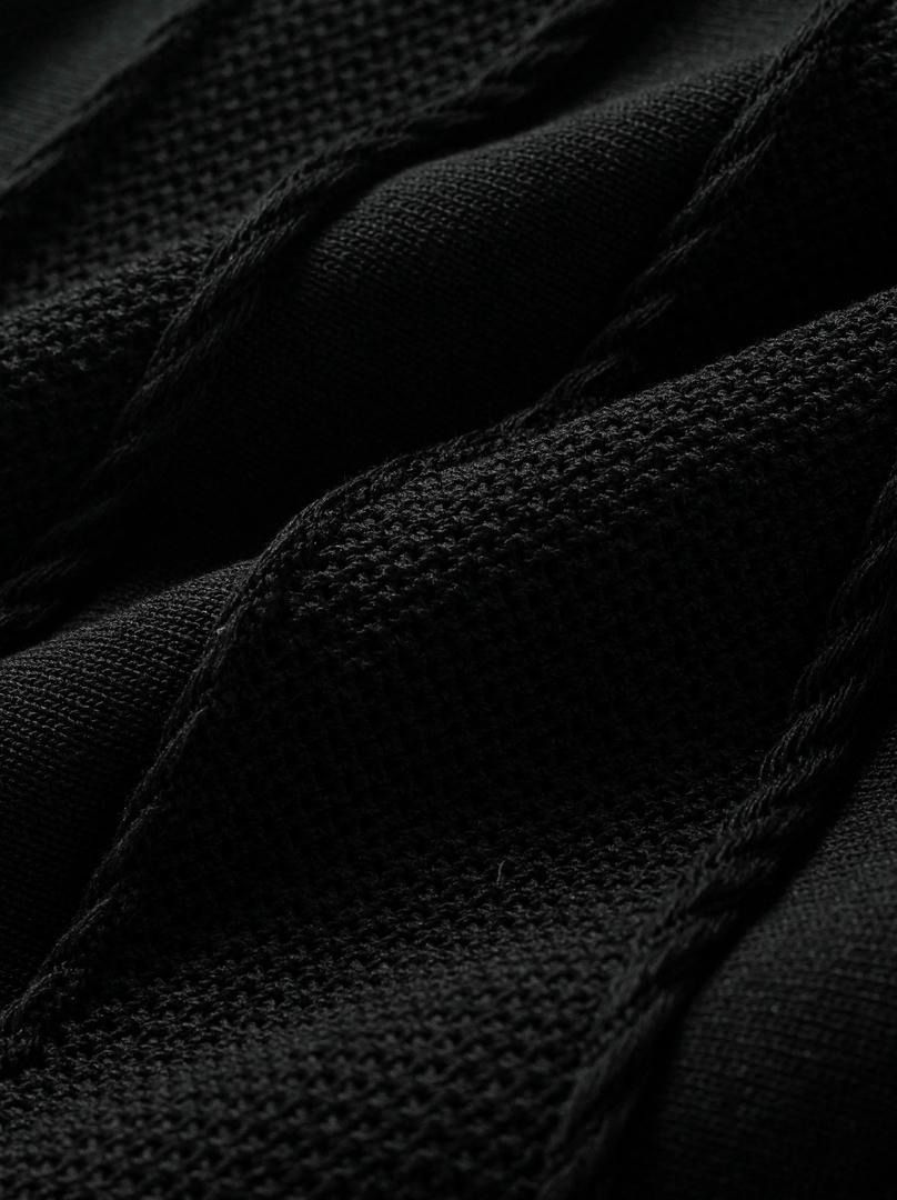 Textured Elegance Knit Skirt