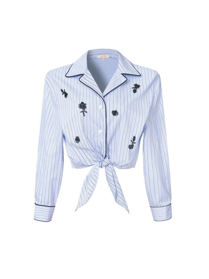 Striped Poplin Shirt