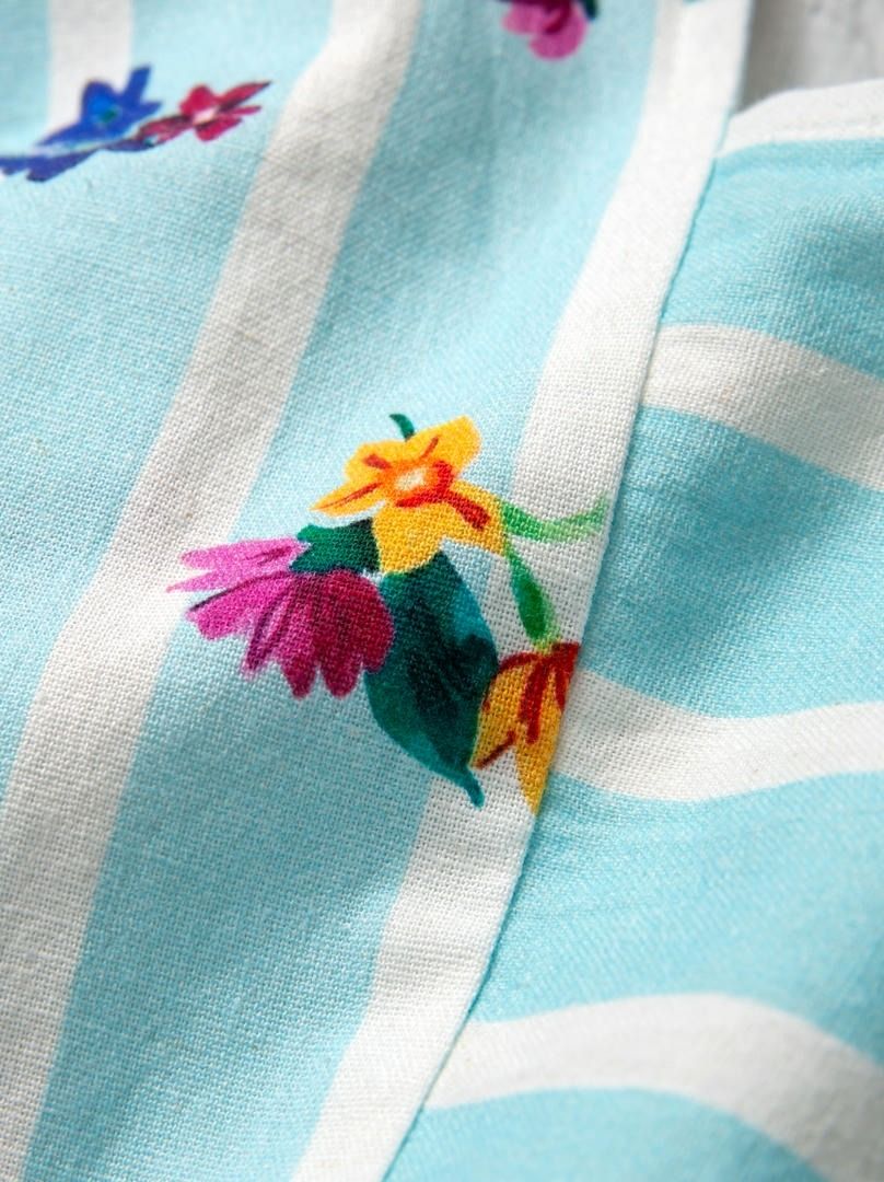 Stripe Floral Dress