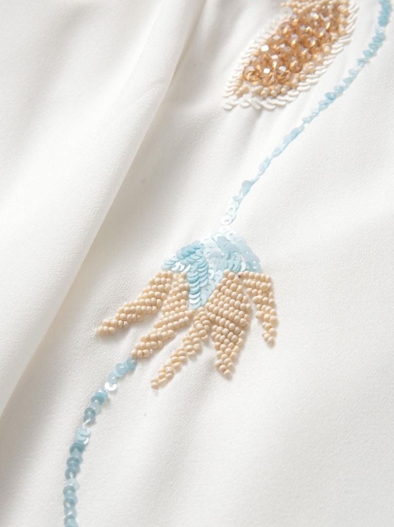 Beaded Kaftan Dress