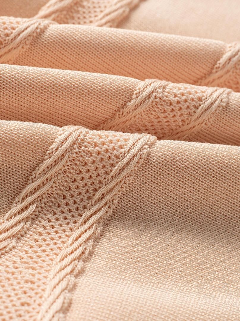 Midi A-line knit dress