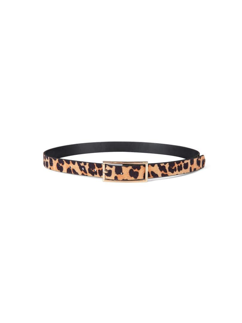 Leopard Print Belt
