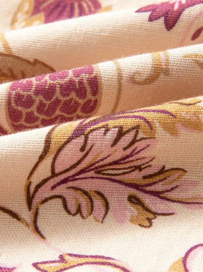 Floral Linen Skirt
