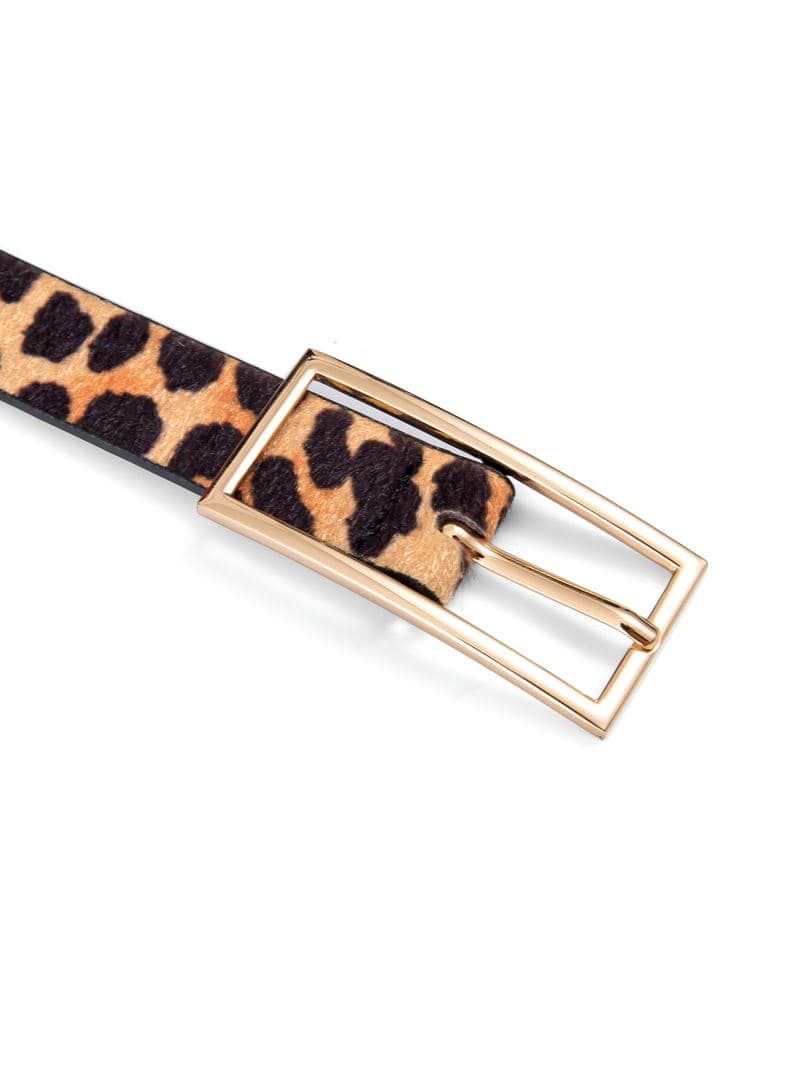 Leopard Print Belt