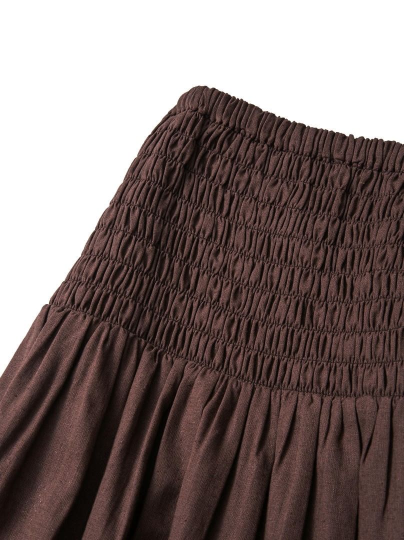 Smocked Waist Skirt