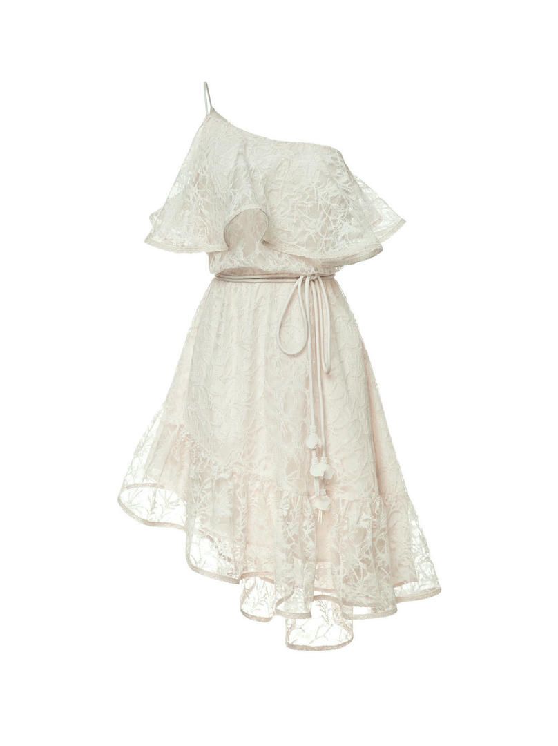 lace Asymmetric Dress