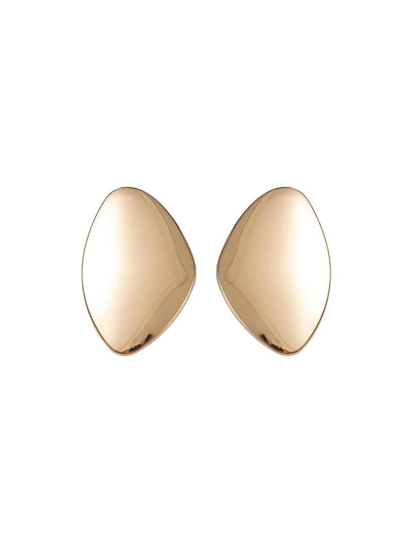 Sculpted Oval Studs