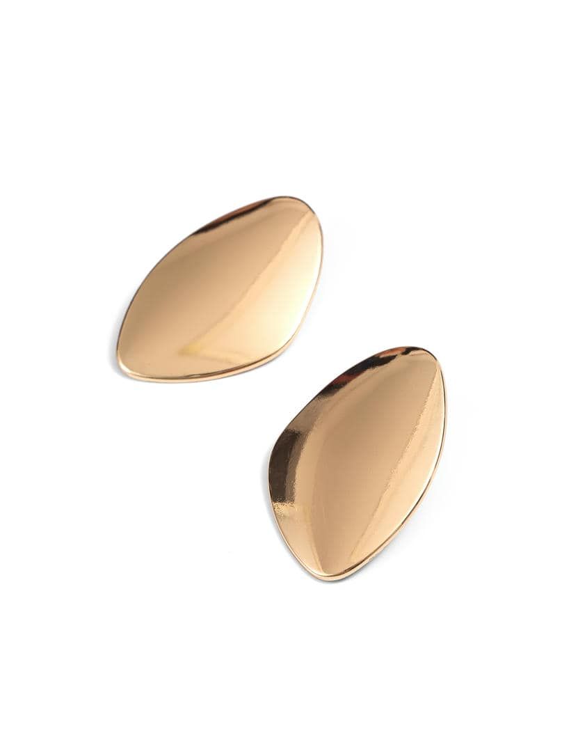 Sculpted Oval Studs