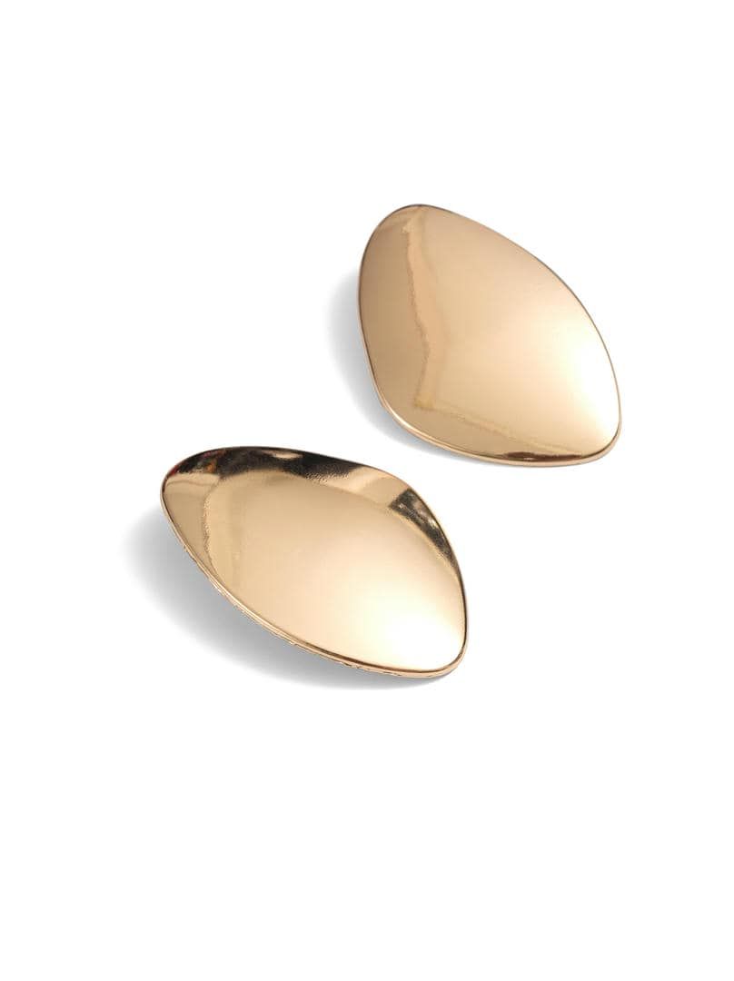 Sculpted Oval Studs