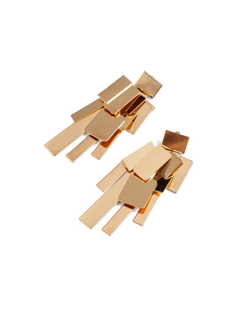 Golden Fringe Earrings
