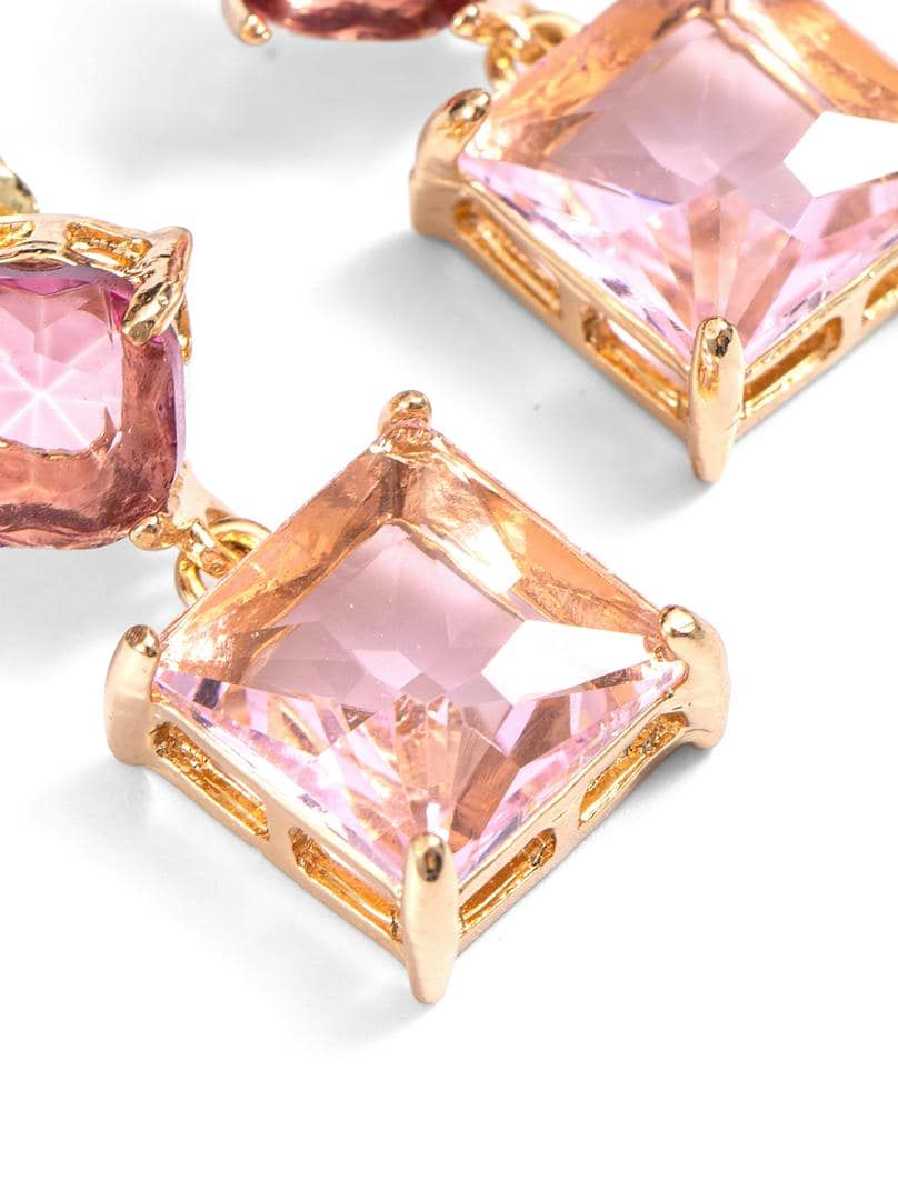 Crystal Cube Earrings