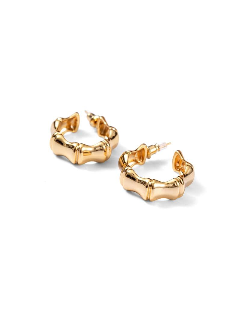 Bamboo Hoop Earrings