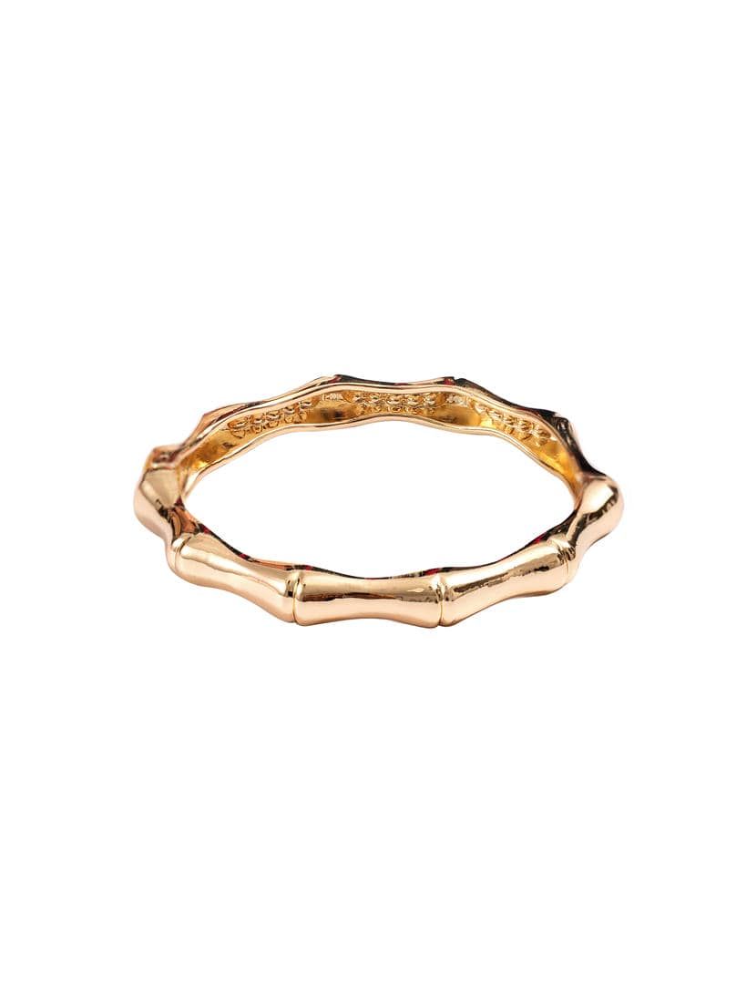 Gold bambo design Bangle