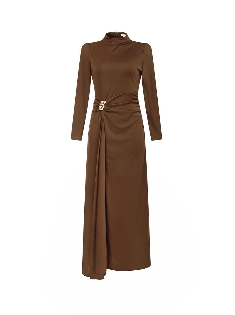 High Neck Maxi Dress