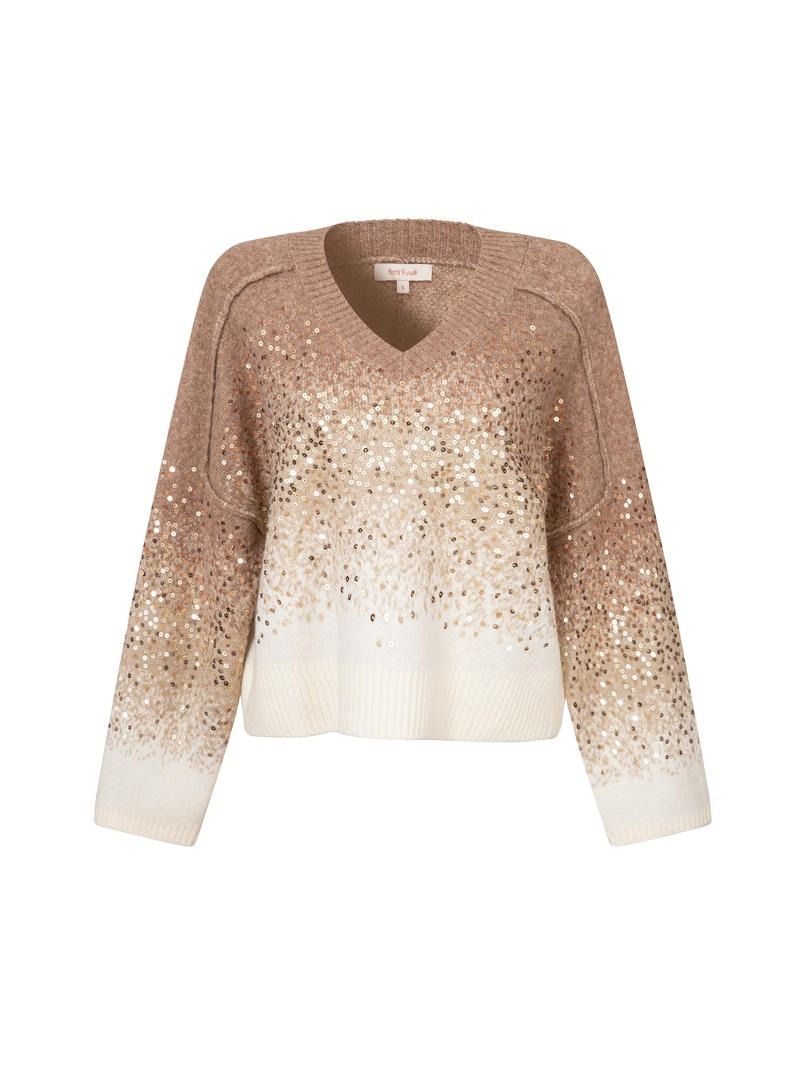 Ombre Fuzzy Knit