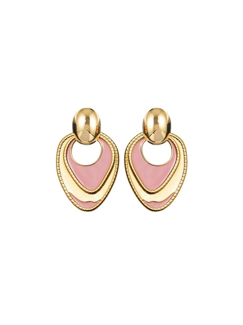 Blush Hoop Earrings