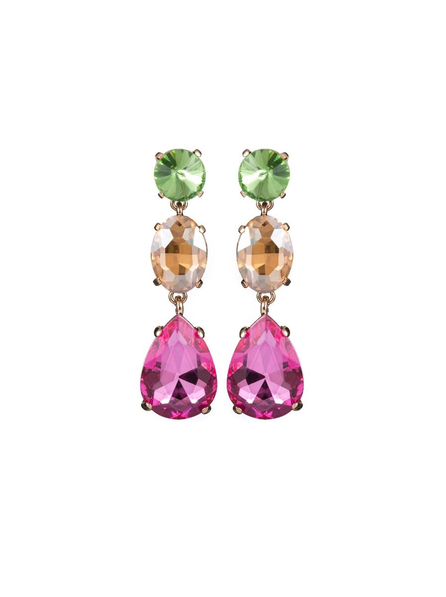 Pastel Crystal Earrings