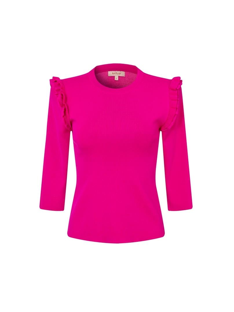 Fuchsia Knit Top