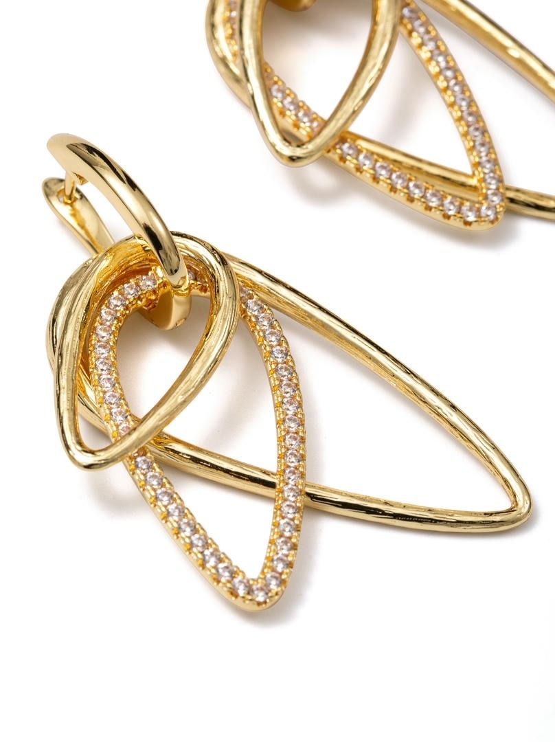 Triple Teardrop Earrings