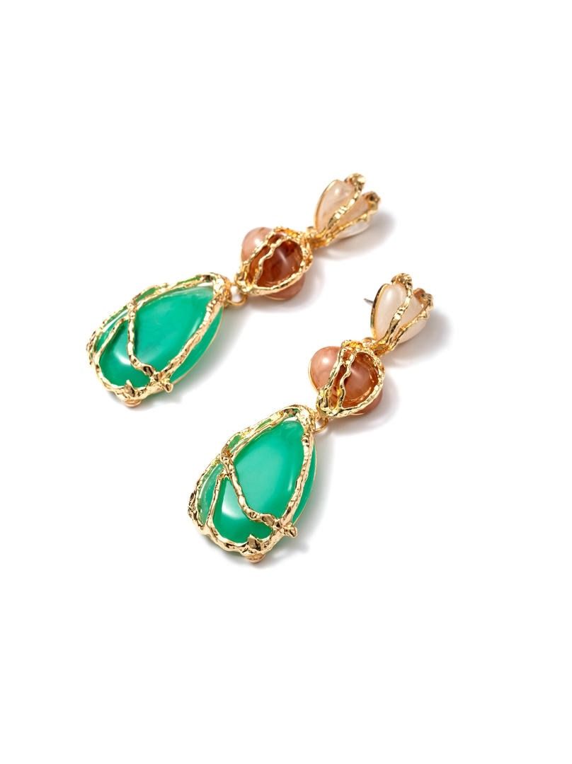 Teardrop Glass Earrings