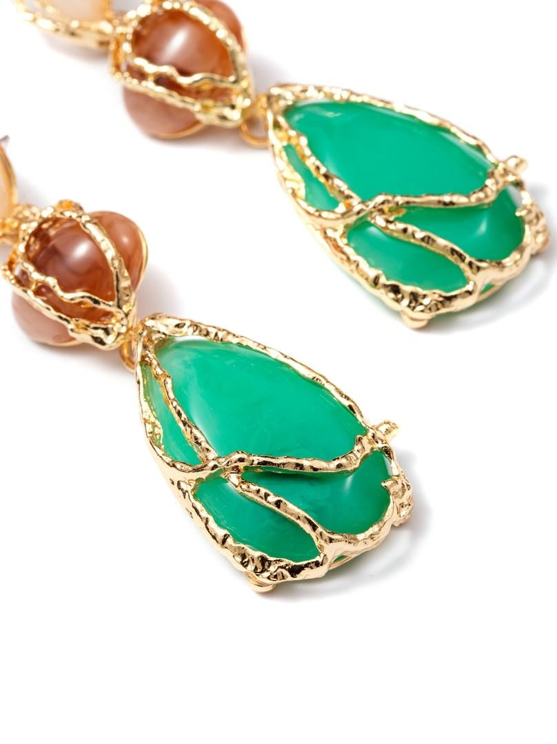 Teardrop Glass Earrings
