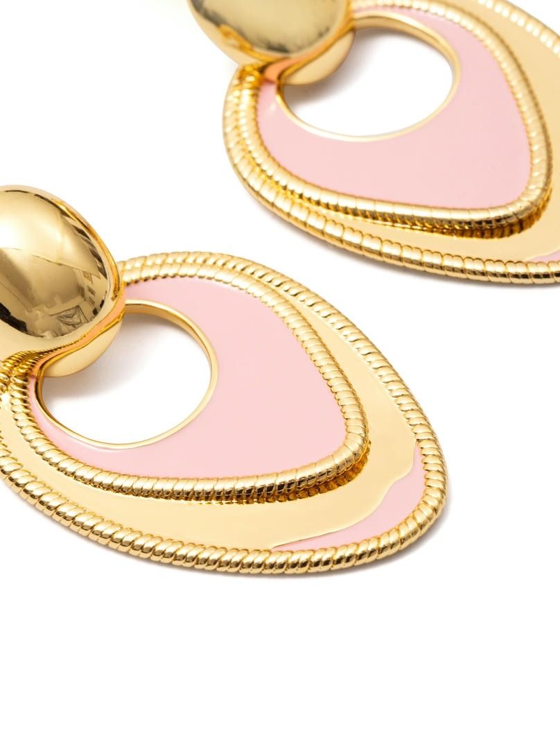 Blush Hoop Earrings