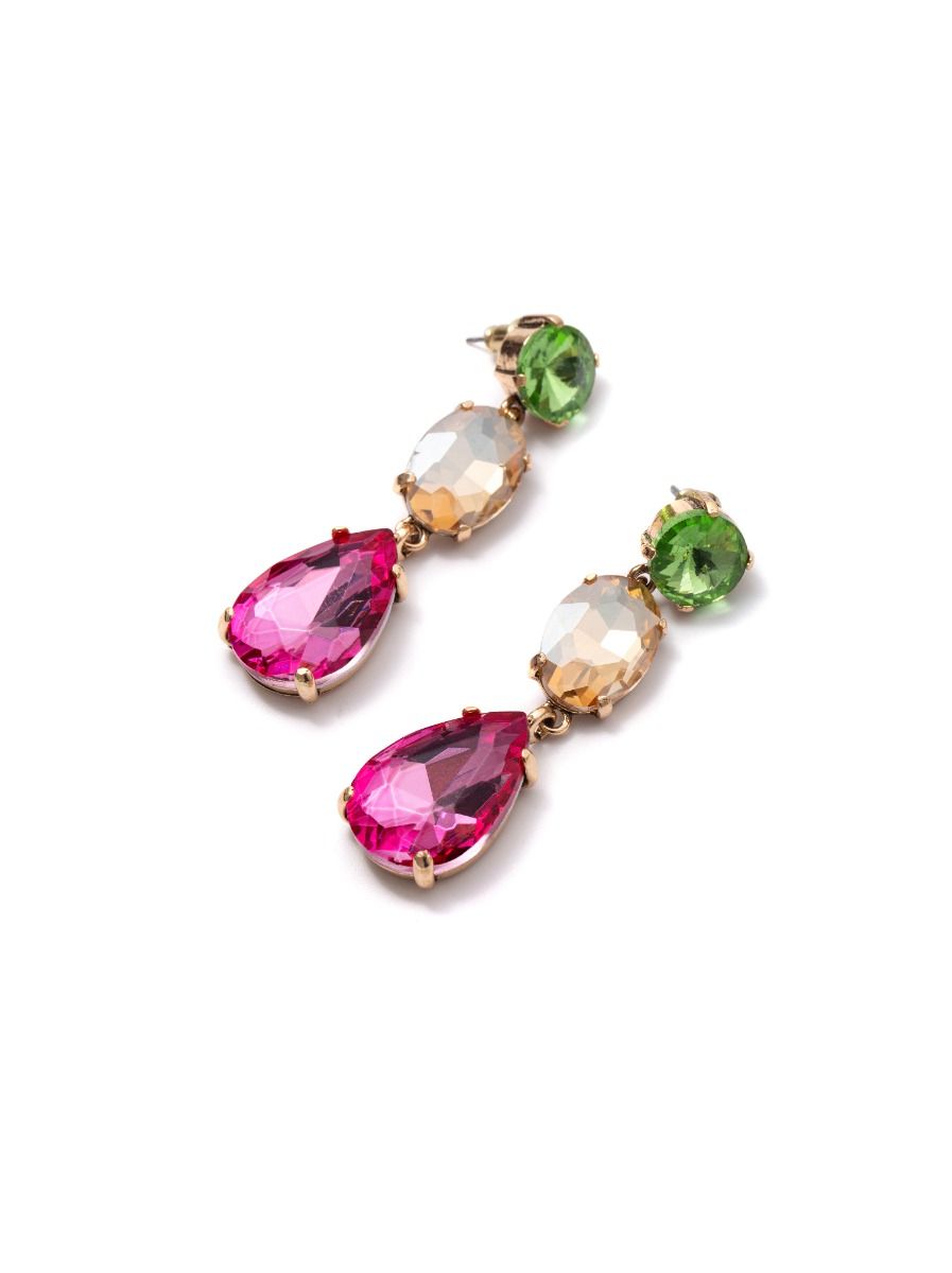 Pastel Crystal Earrings
