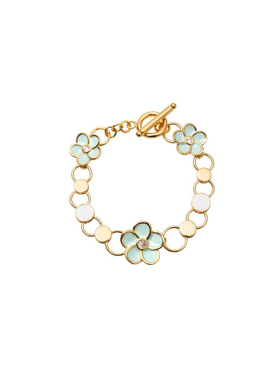 Flower Charm Bracelet