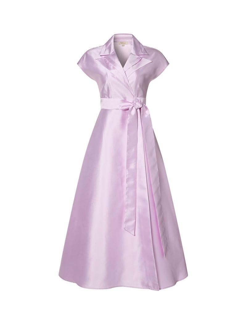 Wrap Taffeta dress