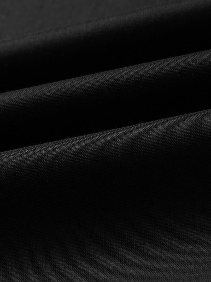 Black Shirt With Classic Collar