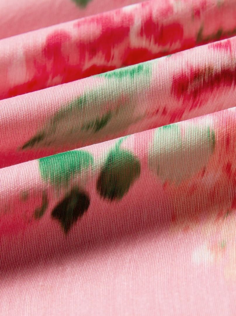 Printed loose-cut kaftan