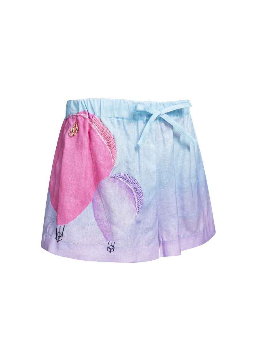 Printed shorts-Girls