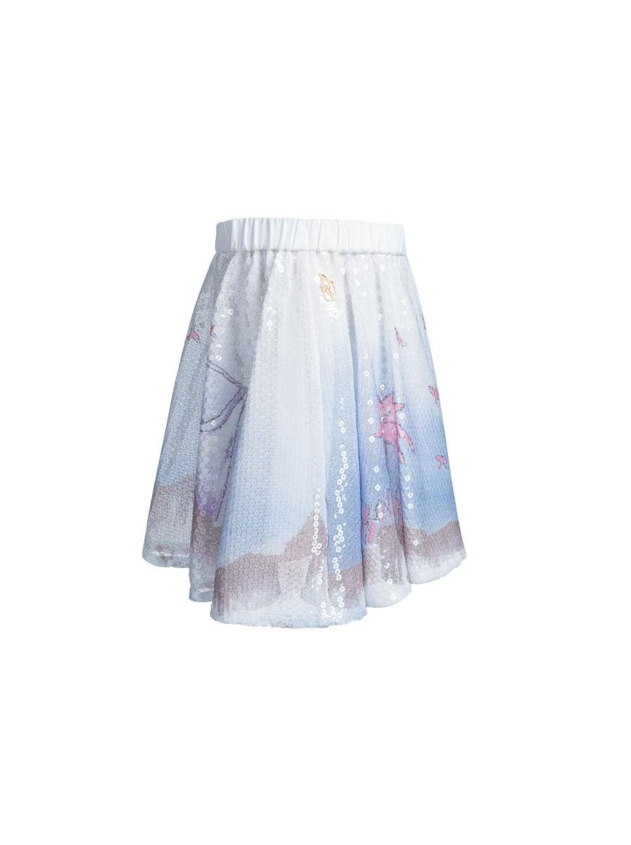 Midi sparkly skirt-Girls