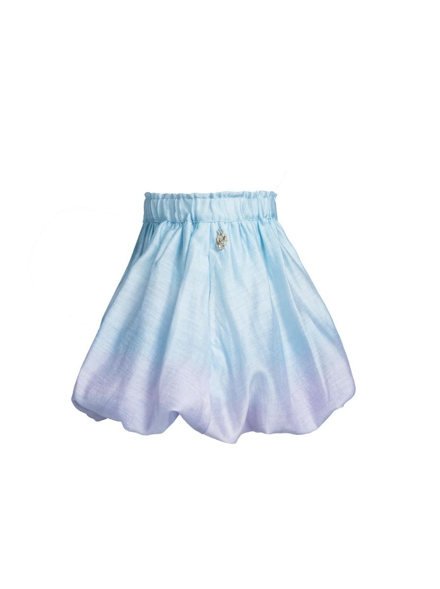 Puffed mini skirt-Girls