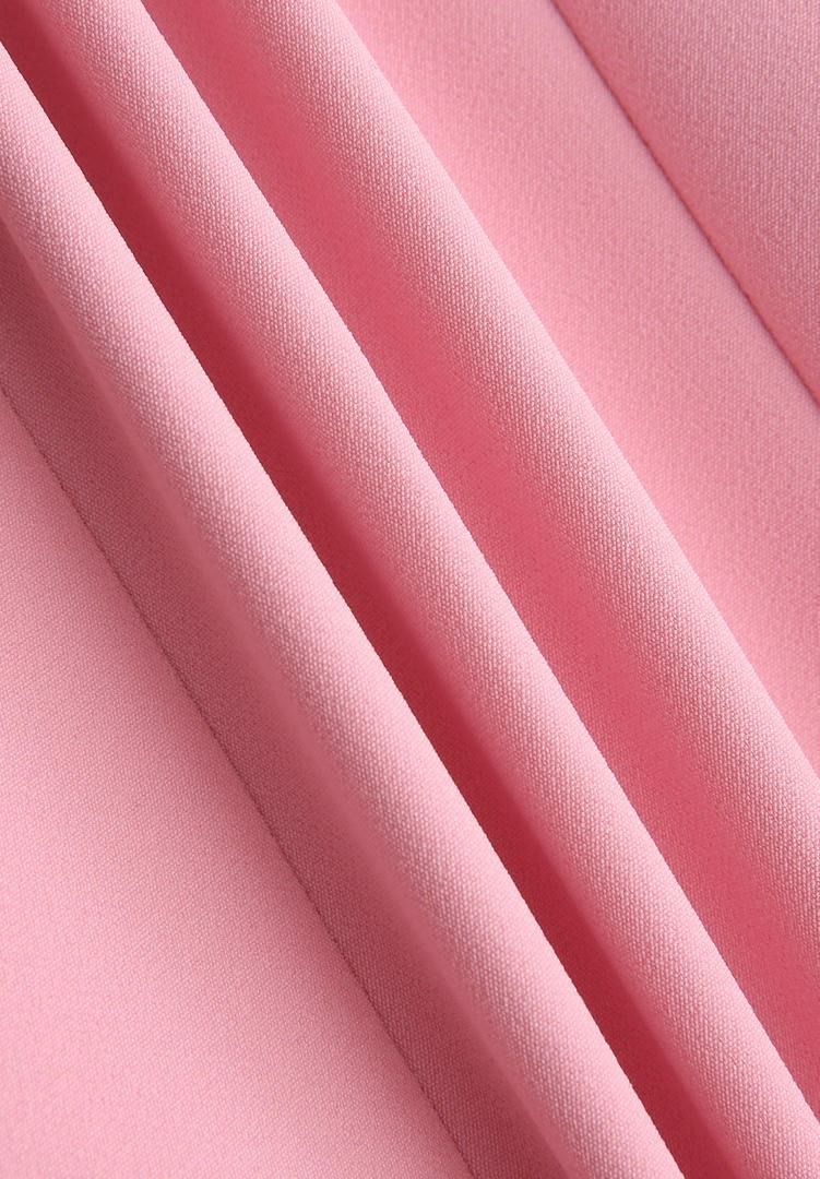 Kids Pink Crepe Dress